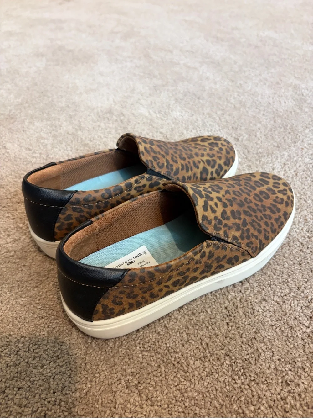 Nordstrom Dr. Scholls Madison Leopard-Print Slip-On Espadrilles - Brown & Black